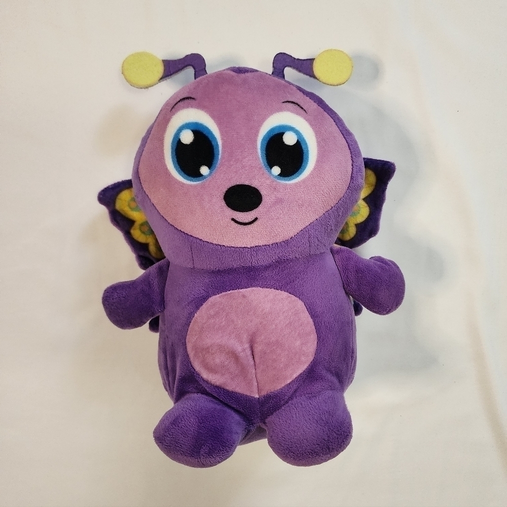 Peek a Boo Plush Purple Butterfly 12 in Stuffed Animal